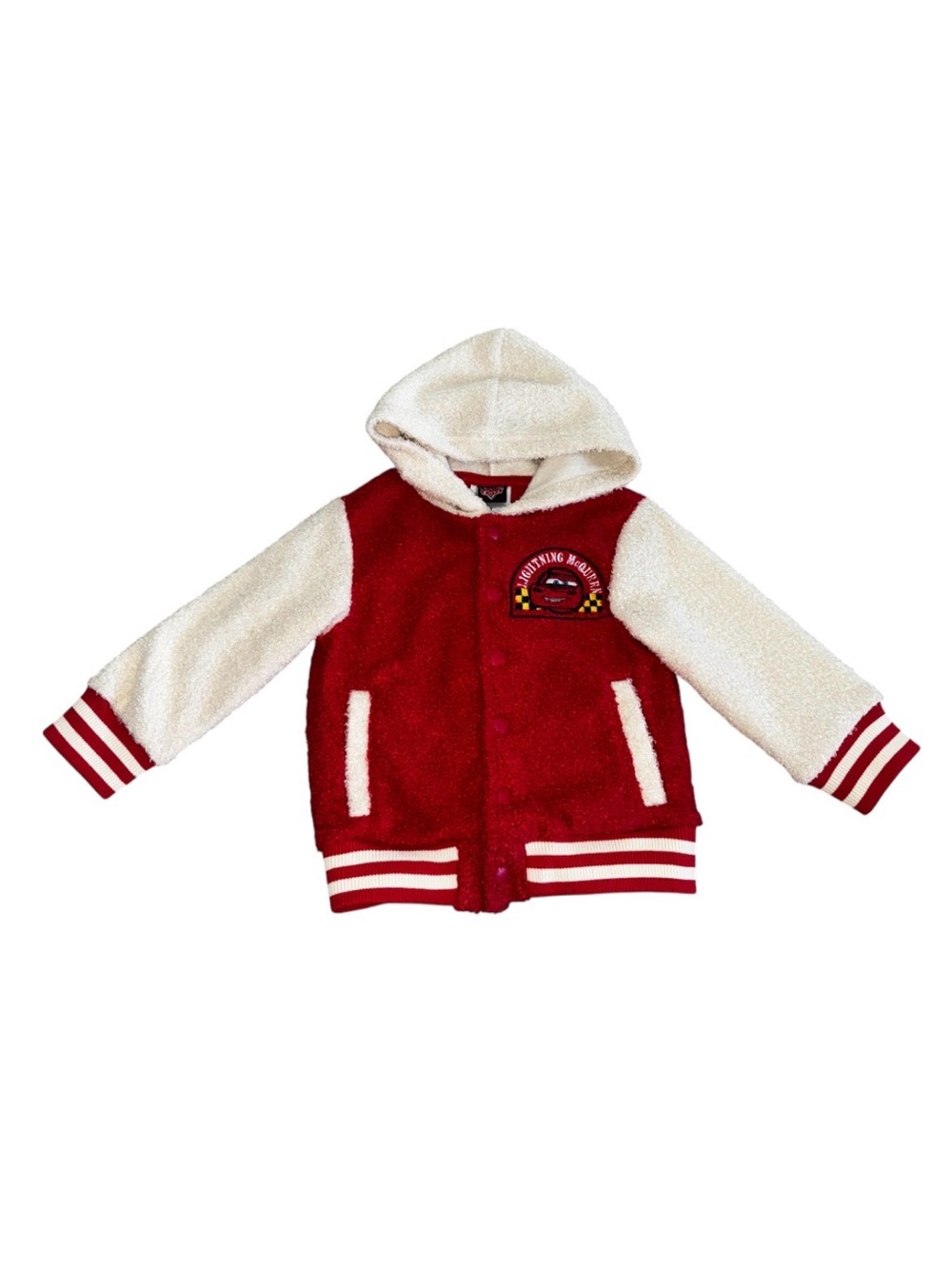 Disney Lightning’s McQueen Toddler Fuzzy Bomber Jacket